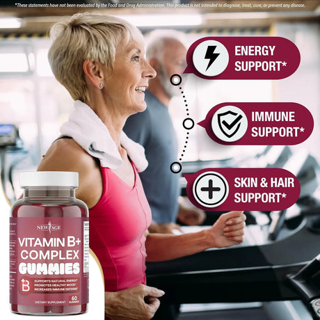 NEW AGE - NEW AGE Vitamin B Complex Gummies 60 Gomitas 2 Pack - The Red Vitamin MX - Suplementos Alimenticios - {{ shop.shopifyCountryName }}
