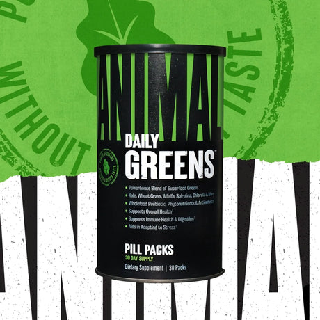 ANIMAL - Animal Daily Greens Pill Packs 30 Paquetes - The Red Vitamin MX - Suplementos Alimenticios - {{ shop.shopifyCountryName }}