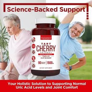TRUEVANTAGE NUTRITION - Truevantage Nutrition Tart Cherry Extract 90 Capsulas - The Red Vitamin MX - Suplementos Alimenticios - {{ shop.shopifyCountryName }}