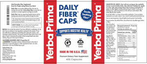 Yerba Prima Daily Fiber Caps Formula 400 Capsulas