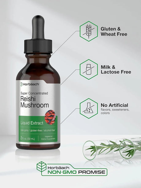 HORBAACH - Horbaach Reishi Mushroom Extract Tincture 2 Fl.Oz. - The Red Vitamin MX - Suplementos Alimenticios - {{ shop.shopifyCountryName }}