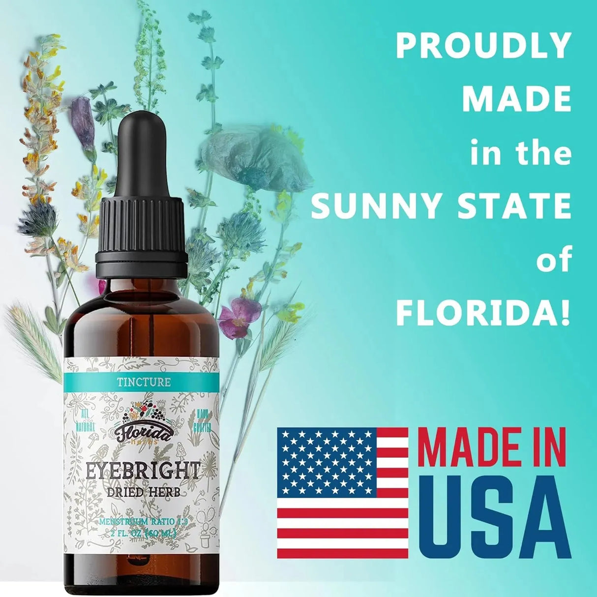 FLORIDA HERBS - Florida Herbs Eyebright Tincture 2 Fl.Oz. - The Red Vitamin MX - Suplementos Alimenticios - {{ shop.shopifyCountryName }}