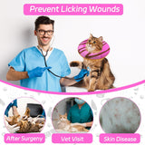 Seyezo Cat Cone Collar Soft Pink Large
