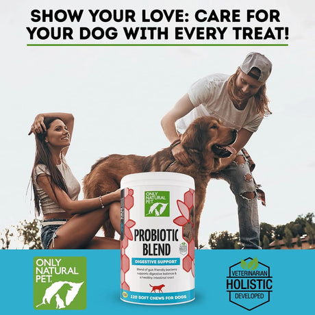 ONLY NATURAL PET - Only Natural Pet Probiotic Dog and Cat 120 Masticables - The Red Vitamin MX - Probióticos Para Perros - {{ shop.shopifyCountryName }}