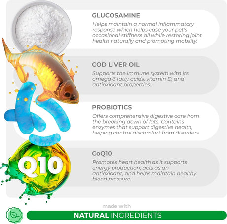 COCO AND LUNA - Coco and Luna 10 in 1 Multivitamin for Dogs 90 Masticables - The Red Vitamin MX - Multivitamínicos Para Perros - {{ shop.shopifyCountryName }}