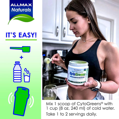 ALLMAX NUTRITION - ALLMAX Nutrition Cytogreens Super Greens Powder 30 Servicios Acai Berry Green Tea 267Gr. - The Red Vitamin MX - Suplementos Alimenticios - {{ shop.shopifyCountryName }}