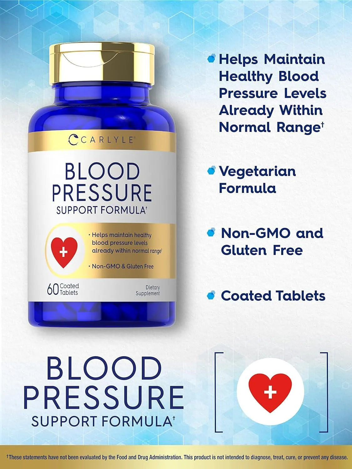 CARLYLE - Carlyle Blood Pressure 60 Tabletas - The Red Vitamin MX - Suplementos Alimenticios - {{ shop.shopifyCountryName }}