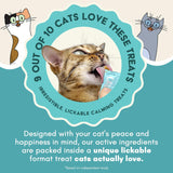 ALBERT & MIA Calming Sticks Lickable Calming Cat Treats 20 Pack