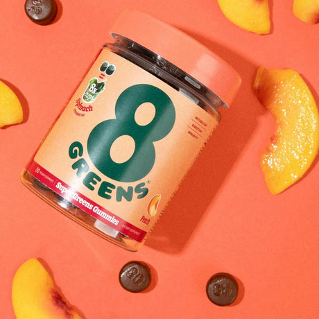 8GREENS - 8Greens Supergreens Gummies Peach Flavor 50 Gomitas - The Red Vitamin MX - Suplementos Alimenticios - {{ shop.shopifyCountryName }}