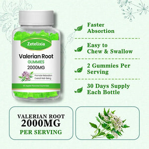 ZETELIXIA - Zetelixia Organic Valerian Root Gummies 60 Gomitas - The Red Vitamin MX - Suplementos Alimenticios - {{ shop.shopifyCountryName }}