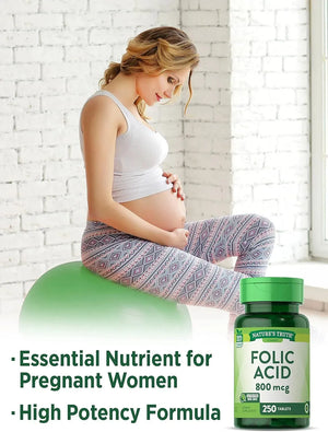 NATURE'S TRUTH - Nature's Truth Folic Acid 800mcg 250 Tabletas - The Red Vitamin MX - Suplementos Alimenticios - {{ shop.shopifyCountryName }}