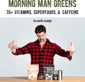 MORNING MAN - MORNING MAN Best Tasting Greens Probiotic Superfood Mix 30 Servicios 360Gr. - The Red Vitamin MX - Suplementos Alimenticios - {{ shop.shopifyCountryName }}
