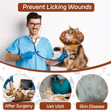 Seyezo Cat Cone Collar Soft Donut Brown Small