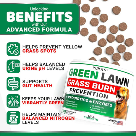 YUMA'S - YUMA'S Dog Urine Neutralizer for Lawn Chicken 170 Masticables - The Red Vitamin MX - Salud De Tracto Urinario Para Perros - {{ shop.shopifyCountryName }}
