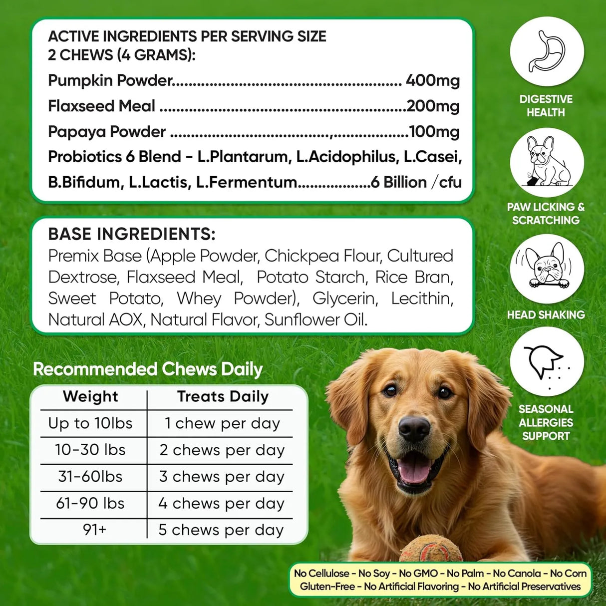 PAWIOUS - Pawious Probiotics for Dogs 120 Masticables - The Red Vitamin MX - Probióticos Para Perros - {{ shop.shopifyCountryName }}