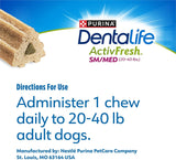 PURINA - Purina DentaLife ActivFresh Dog Chews for Small and Medium Dogs 21 Piezas - The Red Vitamin MX - Cuidado Dental Para Perros - {{ shop.shopifyCountryName }}