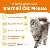 Zesty Paws Hairball Cat Mousse 14 Paquetes
