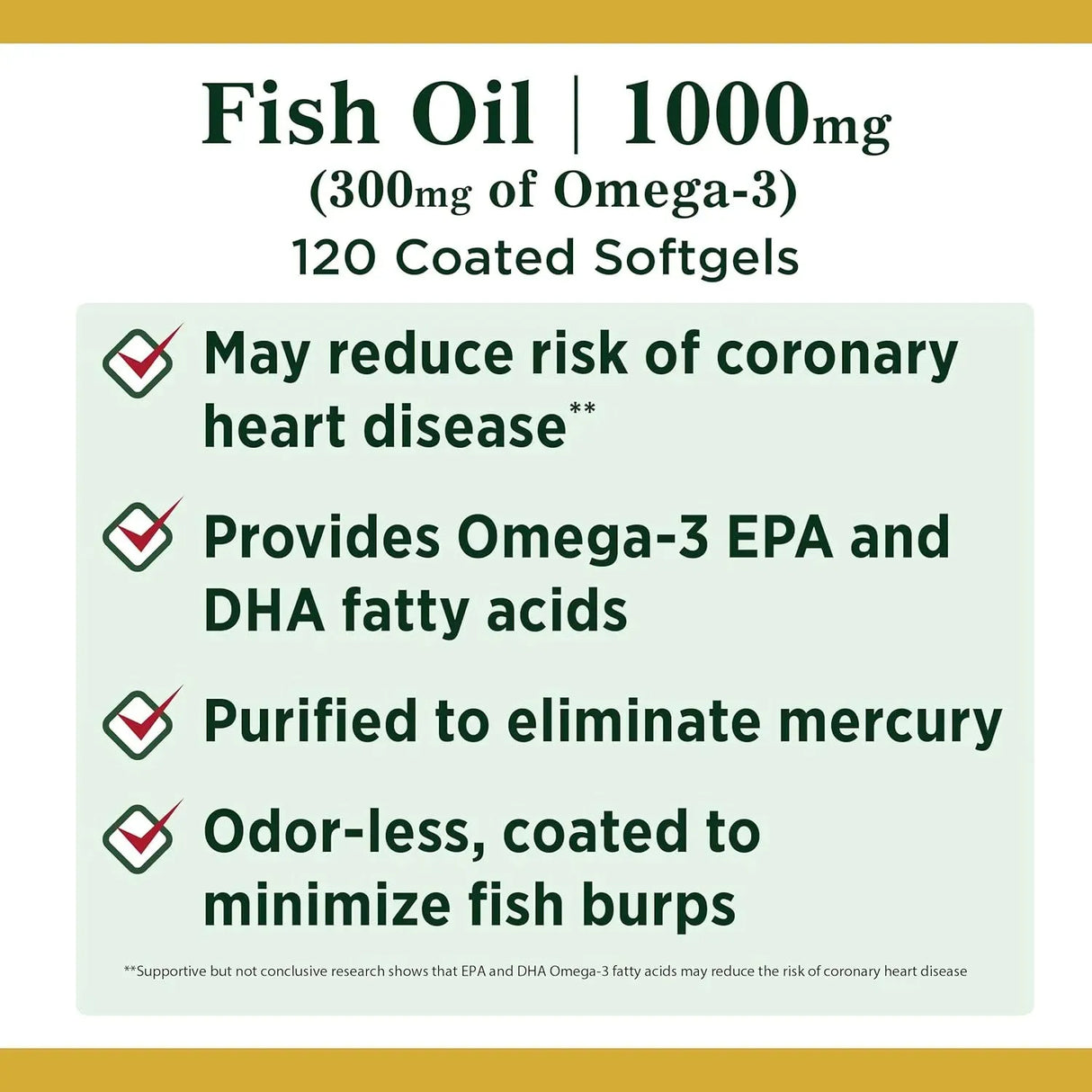 NATURE'S BOUNTY - Nature's Bounty Fish Oil 1000Mg. 120 Capsulas Blandas - The Red Vitamin MX - Suplementos Alimenticios - {{ shop.shopifyCountryName }}