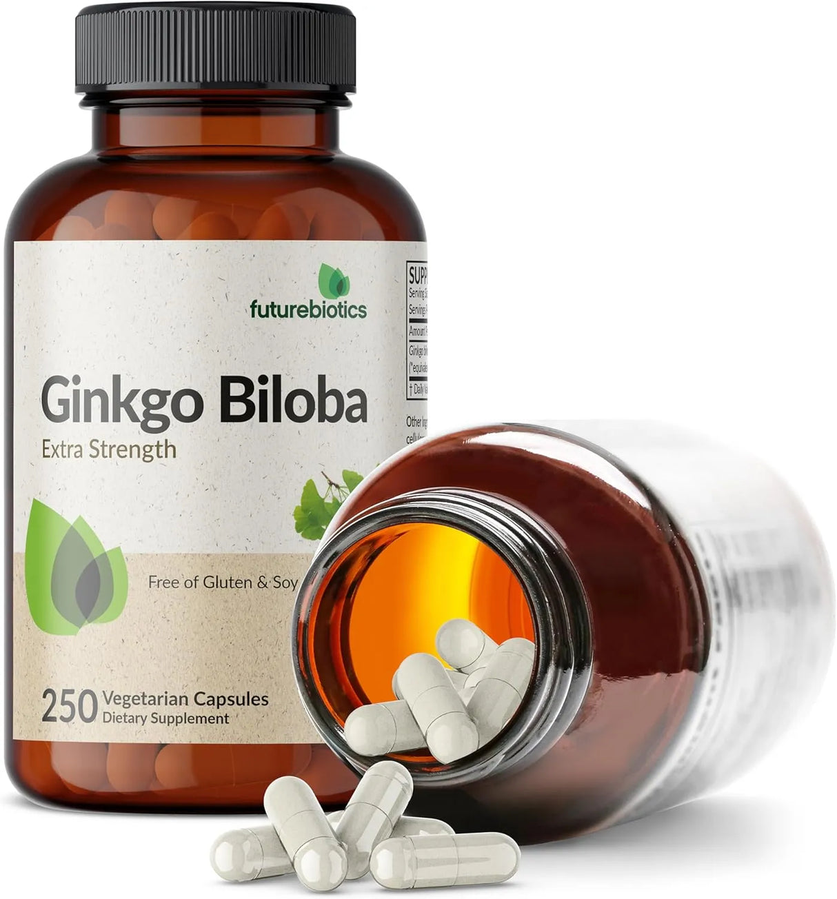 FUTUREBIOTICS - Futurebiotics Ginkgo Biloba 500Mg. 250 Capsulas - The Red Vitamin MX - Suplementos Alimenticios - {{ shop.shopifyCountryName }}