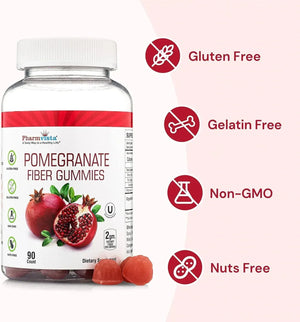 PHARMVISTA - Pharmvista Pomegranate Fiber Gummies 100Mg. 90 Gomitas - The Red Vitamin MX - Suplementos Alimenticios - {{ shop.shopifyCountryName }}