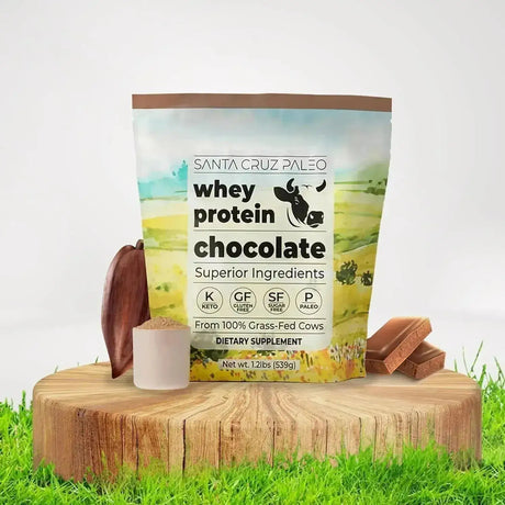 SANTA CRUZ PALEO - Santa Cruz Paleo Whey Protein Powder Grass Fed 20 Servicios Chocolate 539Gr. - The Red Vitamin MX - Suplementos Alimenticios - {{ shop.shopifyCountryName }}