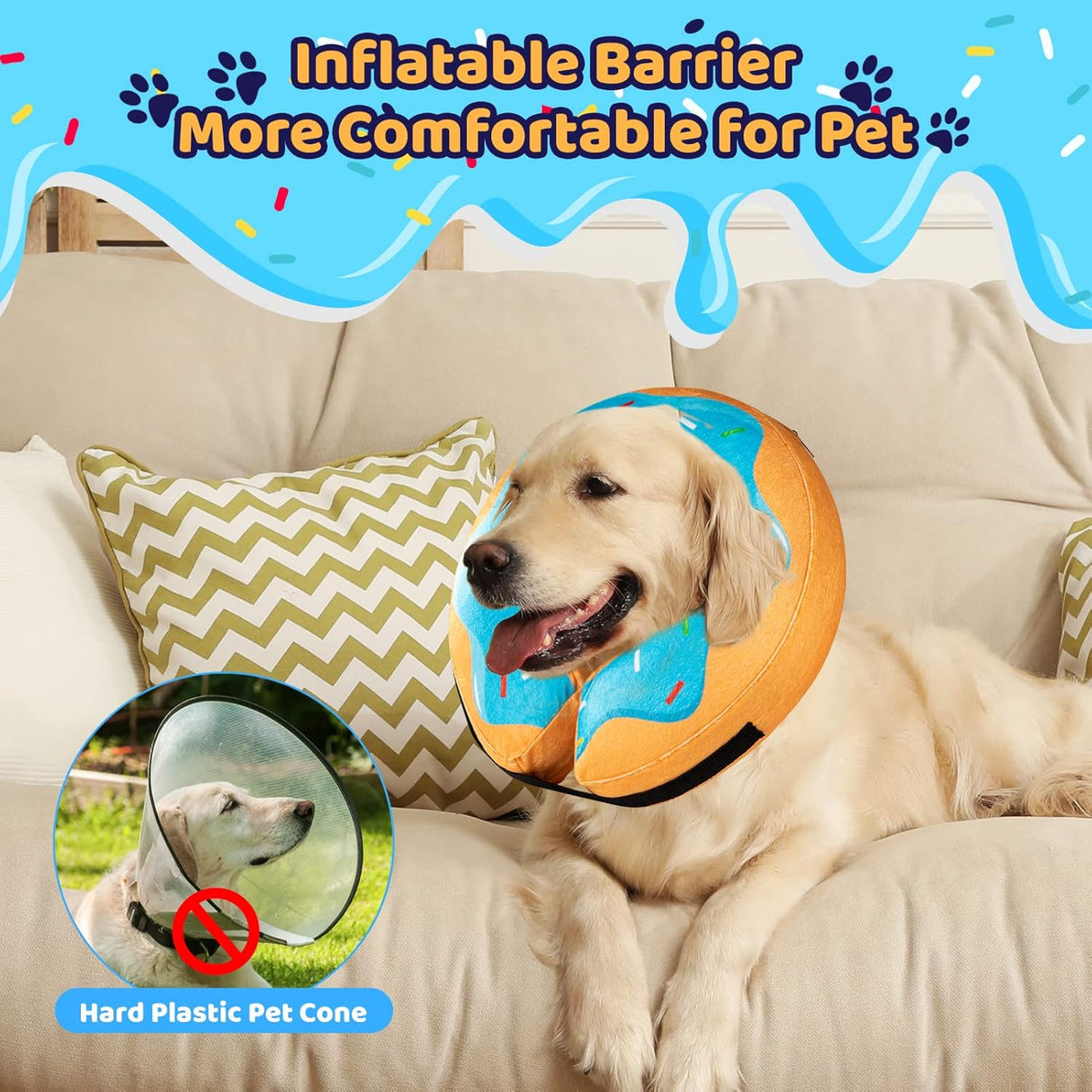 Grand Line Donut Inflatable Collar LARGE