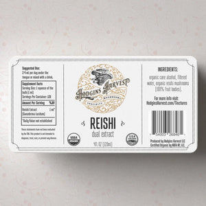 HODGINS HARVEST - Hodgins Harvest Organic Reishi Tincture 4 Fl.Oz. - The Red Vitamin MX - Suplementos Alimenticios - {{ shop.shopifyCountryName }}