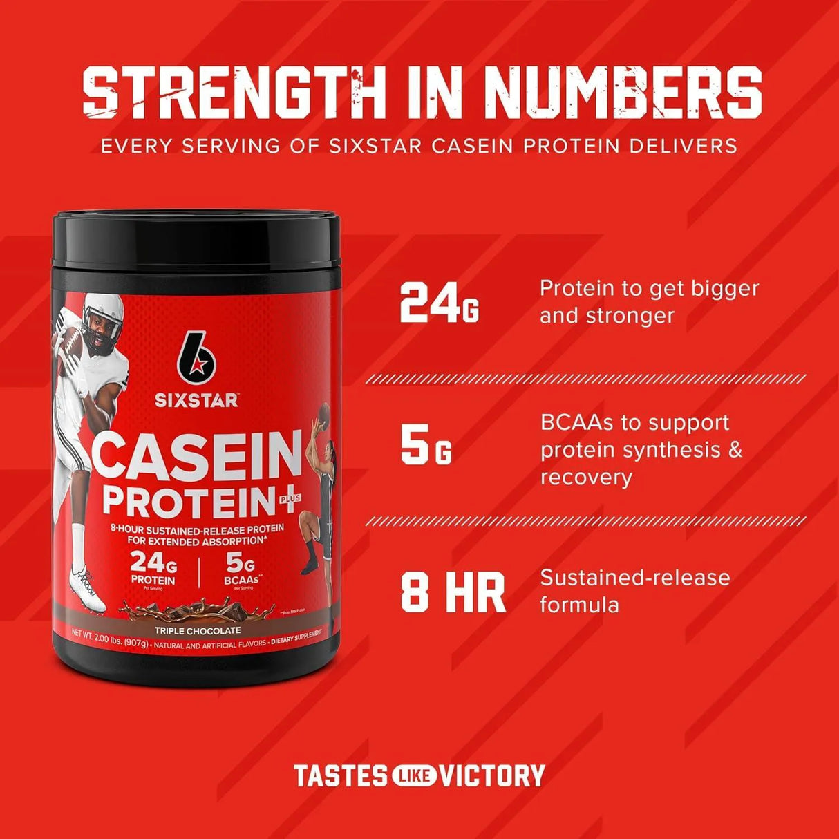 SIX STAR - Six Star Casein Protein Powder Elite Casein Protein Powder Triple Chocolate 907Gr. - The Red Vitamin MX - Suplementos Alimenticios - {{ shop.shopifyCountryName }}