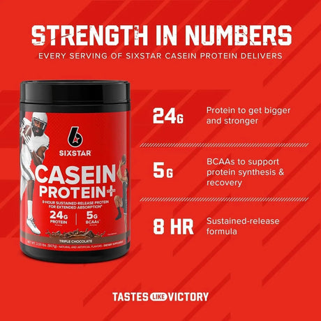 SIX STAR - Six Star Casein Protein Powder Elite Casein Protein Powder Triple Chocolate 907Gr. - The Red Vitamin MX - Suplementos Alimenticios - {{ shop.shopifyCountryName }}