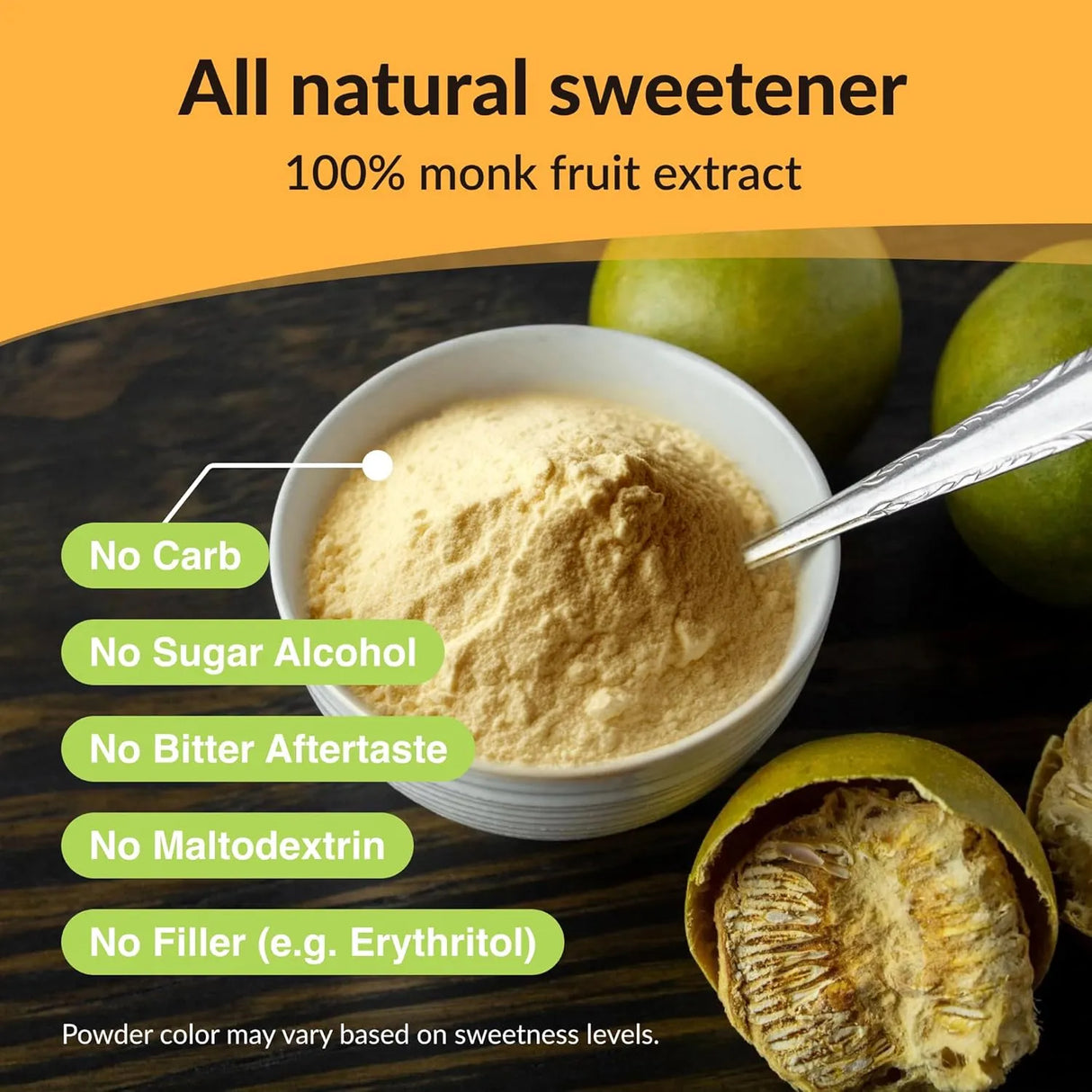 NAMANNA - NAMANNA Pure Monk Fruit Sweetener 80Gr. - The Red Vitamin MX - Suplementos Alimenticios - {{ shop.shopifyCountryName }}