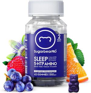 SUGARBEAR - Sugarbear Sleep Gummy Melatonin 6Mg. 62 Gomitas - The Red Vitamin MX - Suplementos Alimenticios - {{ shop.shopifyCountryName }}
