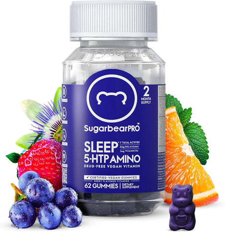 SUGARBEAR - Sugarbear Sleep Gummy Melatonin 6Mg. 62 Gomitas - The Red Vitamin MX - Suplementos Alimenticios - {{ shop.shopifyCountryName }}