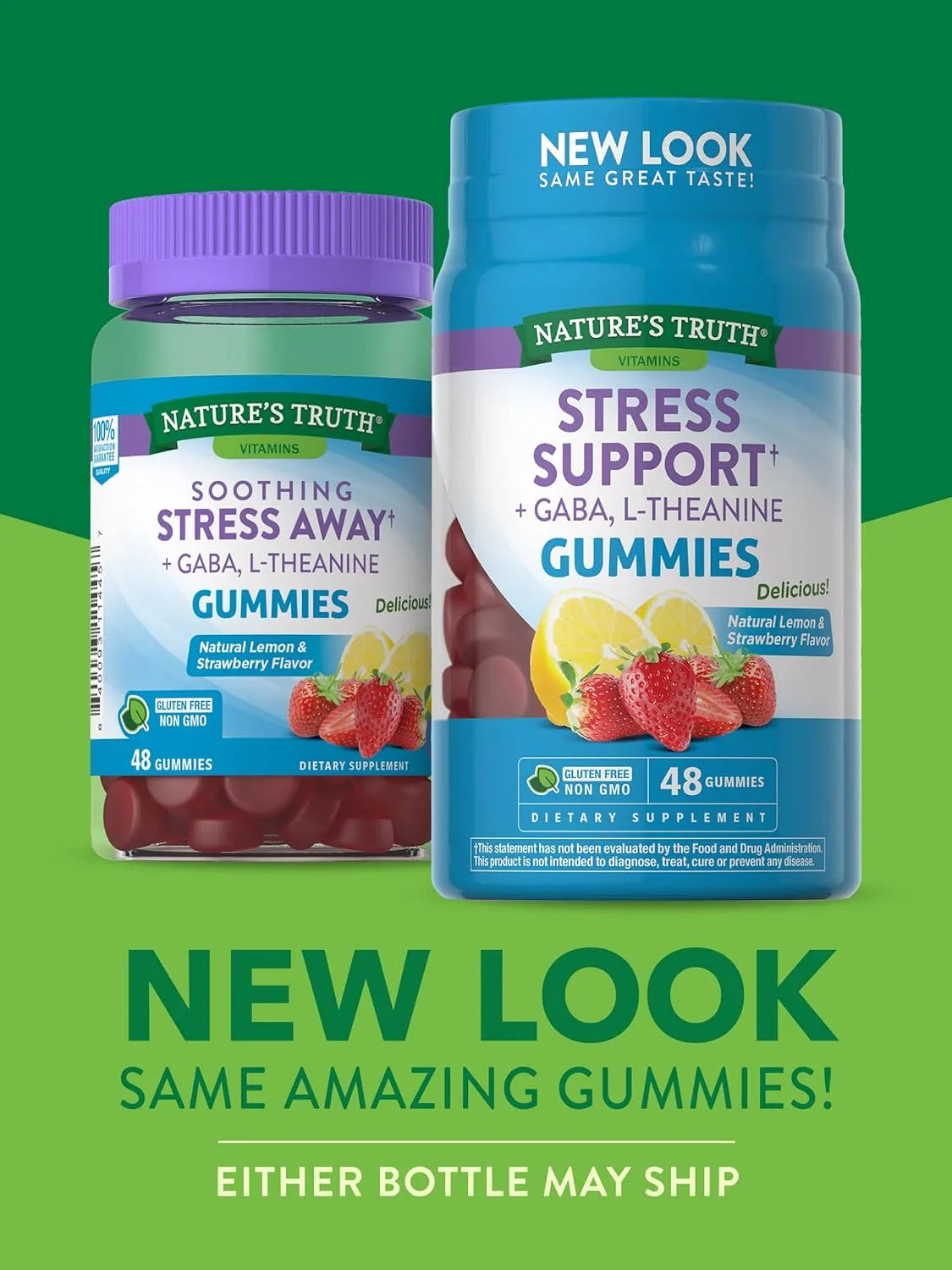 NATURE'S TRUTH - Nature's Truth Stress Relief Gummies with Gaba, L Theanine and Lemon Balm 48 Gomitas - The Red Vitamin MX - Suplementos Alimenticios - {{ shop.shopifyCountryName }}