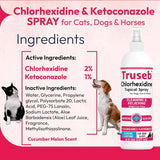 TRUSEB - Truseb Topical Ketoconazole and Chlorhexidine Spray for Dogs 8 Fl.Oz. 2 Pack - The Red Vitamin MX - Remedios Para La Picazón De Perros - {{ shop.shopifyCountryName }}