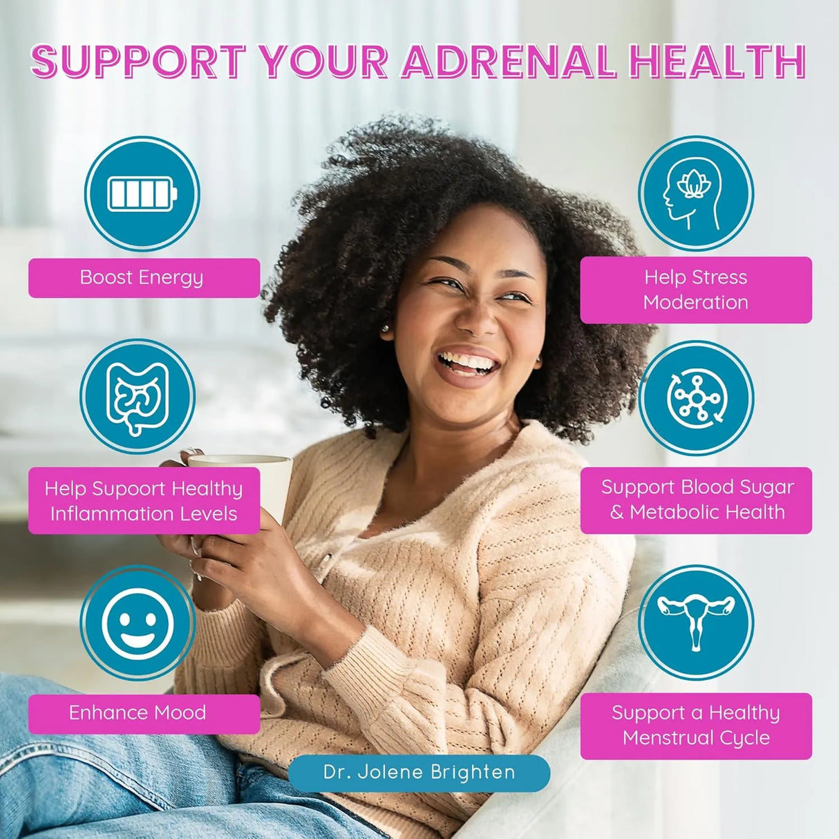 DR. BRIGHTEN - Dr. Brighten Adrenal Support 60 Capsulas - The Red Vitamin MX - Suplementos Alimenticios - {{ shop.shopifyCountryName }}