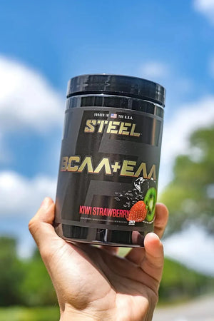 STEEL SUPPLEMENTS - Steel Supplements High Performance BCAA EAA Powder 30 Servicios Kiwi Strawberry - The Red Vitamin MX - Suplementos Alimenticios - {{ shop.shopifyCountryName }}