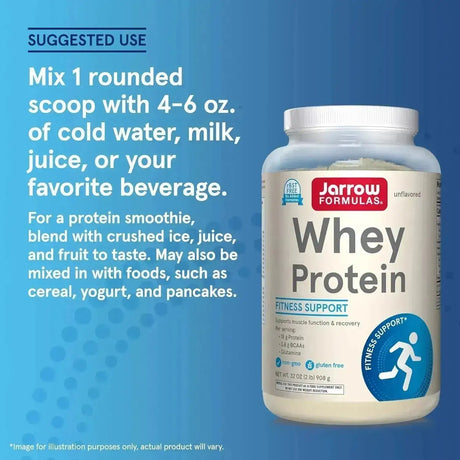 JARROW FORMULAS - Jarrow Formulas Whey Protein Unflavored 908Gr. - The Red Vitamin MX - Suplementos Alimenticios - {{ shop.shopifyCountryName }}
