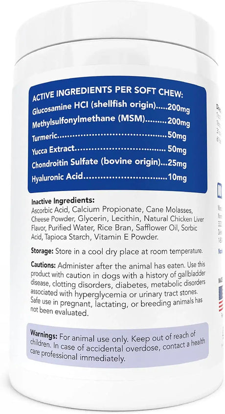 NOOTIE - Nootie Hip and Joint Soft Chews Supplement for Dogs 250 Masticables - The Red Vitamin MX - Cuidado De Cadera Y Articulaciones Para Perros - {{ shop.shopifyCountryName }}
