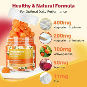 DREAVIO - DREAVIO Magnesium Glycinate Gummies 400Mg. Orange 90 Gomitas - The Red Vitamin MX - Suplementos Alimenticios - {{ shop.shopifyCountryName }}