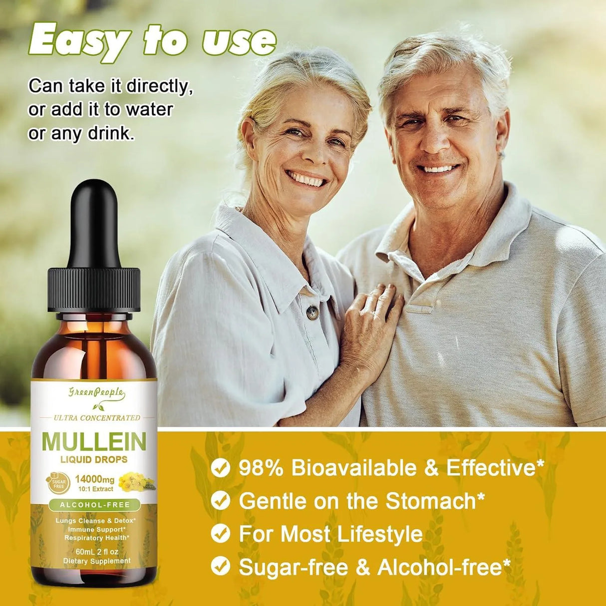 GREENPEOPLE - GreenPeople Mullein Leaf Extract Drops for Lungs 2 Fl.Oz. - The Red Vitamin MX - Suplementos Alimenticios - {{ shop.shopifyCountryName }}