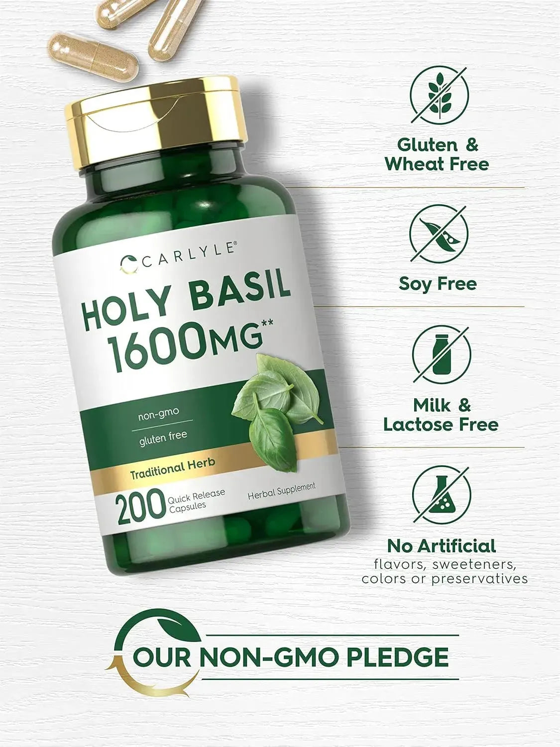 CARLYLE - Carlyle Holy Basil 1600Mg. 200 Capsulas - The Red Vitamin MX - Suplementos Alimenticios - {{ shop.shopifyCountryName }}