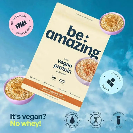 BEAM - BEAM Be Amazing Vegan Protein Powder Brown Sugar Oatmeal 25 Servicios 788Gr. - The Red Vitamin MX - Suplementos Alimenticios - {{ shop.shopifyCountryName }}