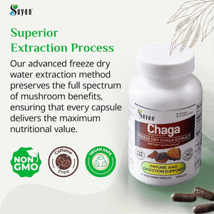 SAYAN - Sayan Siberian Chaga Mushroom Extract 90 Capsulas - The Red Vitamin MX - Suplementos Alimenticios - {{ shop.shopifyCountryName }}