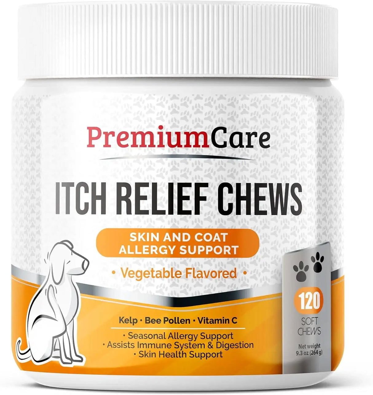 PREMIUM CARE - PREMIUM CARE Itch Relief for Dogs 120 Masticables - The Red Vitamin MX - Remedios Para La Picazón De Perros - {{ shop.shopifyCountryName }}