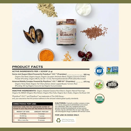 BADLANDS RANCH - BADLANDS RANCH Super Mobility Canine Supplement 30 Servicios 90Gr. - The Red Vitamin MX - Cuidado De Cadera Y Articulaciones Para Perros - {{ shop.shopifyCountryName }}