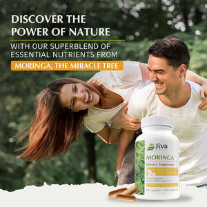 JIVA BOTANICALS - Jiva Botanicals Moringa Leaves Extract 90 Capsulas - The Red Vitamin MX - Suplementos Alimenticios - {{ shop.shopifyCountryName }}