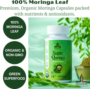 PRESERVE - PRESERVE Moringa Oleifera 12,300Mg. 60 Capsulas - The Red Vitamin MX - Suplementos Alimenticios - {{ shop.shopifyCountryName }}