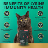 VetriScience Lysine Immunity Health Chews for Cats Chicken 90 Masticables
