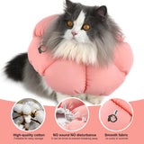 H HIDREAM Cat Cone Collar Pink Flower Large