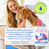 NATIVE PET - Native Pet Salmon Oil for Dogs & Cats 8 Fl.Oz. - The Red Vitamin MX - Aceite De Pescado Para Perros - {{ shop.shopifyCountryName }}
